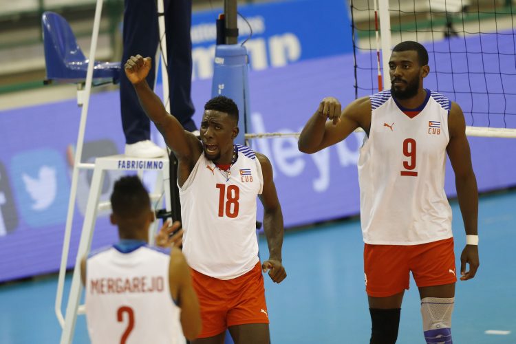 Miguel Ángel López (18), Jugador Más Valioso de la reciente Copa Panamericana, debe ser uno de los puntales de Cuba en Eslovenia. Foto: FIVB