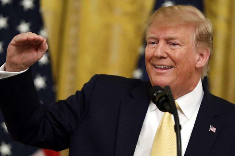 El presidente Donald Trump habla en la Casa Blanca, en Washington. Foto: Evan Vucci / AP / Archivo.