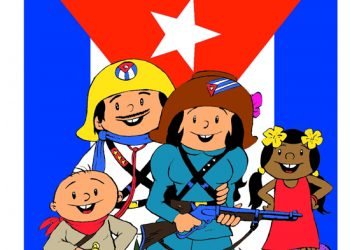 Personajes del dibujo animado "Elpidio Valdés", un clásico de la animación cubana. Imagen: Juventud Rebelde.