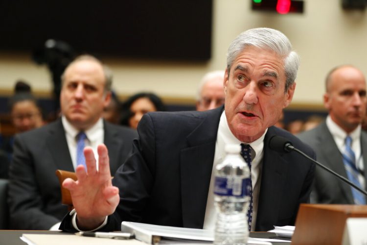 Robert Mueller declara ante la Comisión de Asuntos Jurídicos de la Cámara de Representantes en el Congreso en Washington el 24 de julio del 2019. Foto: Andrew Harnik / AP.