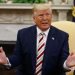 El presidente Donald Trump habla en la Oficina Oval de la Casa Blanca, 20 de agosto de 2019. Foto: Alex Brandon / AP.