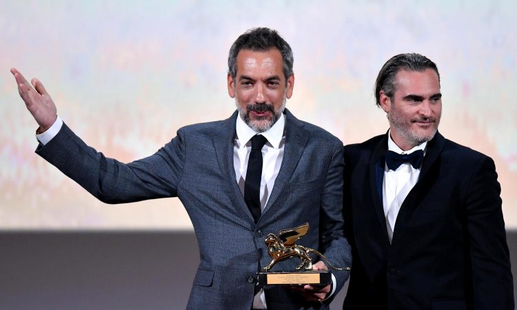 Todd Phillips y Joaquin Phoenix en Venecia