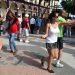 Bailadores de casino en el Paseo del Prado, en La Habana. Foto: Otmaro Rodríguez / Archivo.