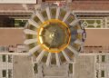 cúpula del capitolio de la habana-vista aérea-superior