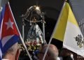 Los cubanos celebran la procesión de la Virgen de Regla en La Habana, el 7 de septiembre de 2019. Foto: Otmaro Rodríguez.