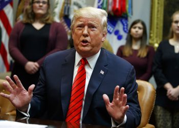 El presidente Donald Trump en la Casa Blanca, el viernes 18 de octubre de 2019. Foto: Evan Vucci / AP.