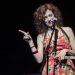 La cantante española Carmen París en concierto, en el Teatro Nacional de Bellas Artes de La Habana, el 5 de octubre de 2019. Foto: Enrique Smith.