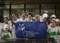 Personalidades de la cocina junto a niños participantes en la jornada conclusiva del VII Festival Internacional Culinario celebrado en La Habana, del 14 al 18 de octubre de 2019. Foto: Otmaro Rodríguez.