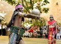 Juego de Pelota Maya celebrado en La Habana. Foto: Otmaro Rodríguez.