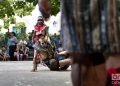 Juego de Pelota Maya celebrado en La Habana. Foto: Otmaro Rodríguez.