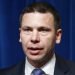 En esta imagen del 20 de septiembre de 2019, el secretario interino de Seguridad Nacional Kevin McAleenan durante una conferencia de prensa en Washington. (AP Foto/Pablo Martinez Monsivais, Archivo)