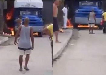 Imágenes de la explosión ocurrida en Bayamo, en el oriente de Cuba, como consecuencia han fallecido dos hombres hasta el momento. Foto: Captura de video.