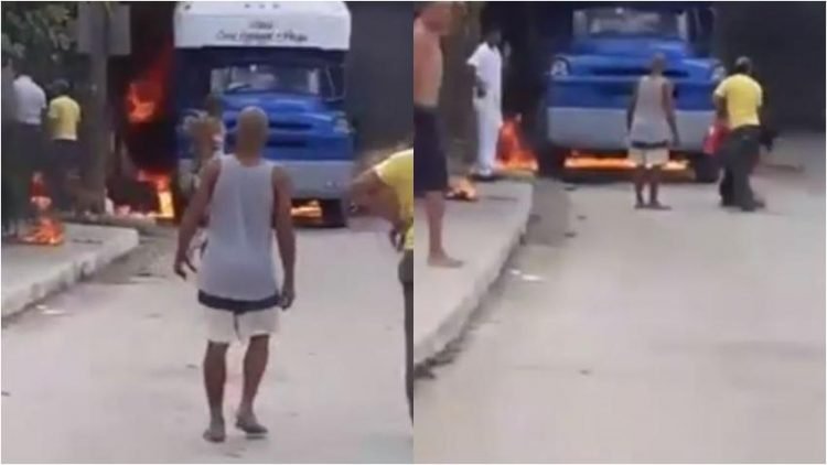 Imágenes de la explosión ocurrida en Bayamo, en el oriente de Cuba, como consecuencia han fallecido dos hombres hasta el momento. Foto: Captura de video.