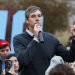 El precandidato demócrata a la presidencia Beto O’Rourke habla con sus partidarios el viernes 1 de noviembre de 2019 en Des Moines, Iowa. Foto: Charlie Neibergall/AP.