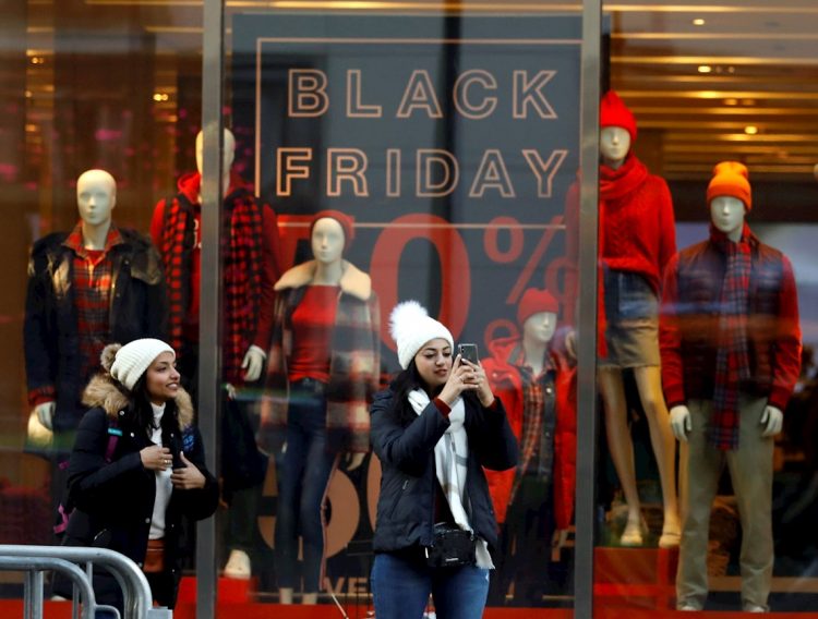 Black Friday en Nueva York. Foto: EFE.