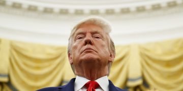 Esta foto de archivo del 24 de octubre del 2019 muestra al presidente Donald Trump durante una ceremonia en la Oficina Oval de la Casa Blanca en Washington. Foto: Alex Brandon/AP