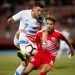 Momento del partido entre Cuba y Estados Unidos, que terminó 4-0 favorable a los estadounidenses, en George Town, Islas Caimán, el 19 de noviembre de 2019. Foto: concacafnationsleague.com