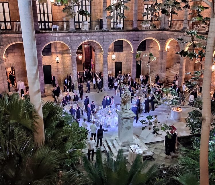 Palacio de los Capitanes Generales-la habana-cena oficial-reyes de españa