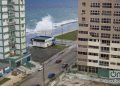 Fuertes marejadas en el malecón de La Habana, el martes 24 de diciembre de 2019. Foto: Otmaro Rodríguez.