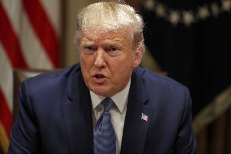 El presidente Donald Trump durante una presentación en la Casa Blanca el 16 de diciembre en Washington. Foto: Evan Vucci / AP.