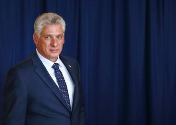 El presidente cubano Miguel Díaz-Canel. Foto: Jason DeCrow/AP.