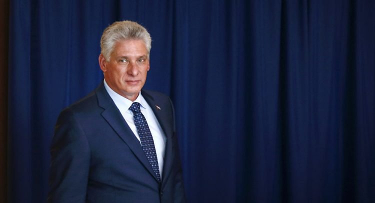 El presidente cubano Miguel Díaz-Canel. Foto: Jason DeCrow/AP.