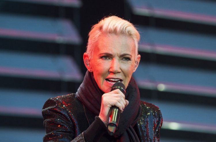 Foto de archivo del 18 de julio de 2015, de Marie Fredriksson, cantante del dúo pop Roxette, quien falleció a los 61 años de edad, tras una larga enfermedad, el 9 de diciembre de 2019. Foto: Suvad Mrkonjic / TT vía AP.