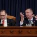 El presidente del Comité Judicial de la Cámara de Representantes, Jerrold Nadler, junto al representante Doug Collins, republicano de Georgia, el miembro de mayor rango. Washington, lunes 9 de diciembre de 2019. Foto: J. Scott Applewhite/AP.