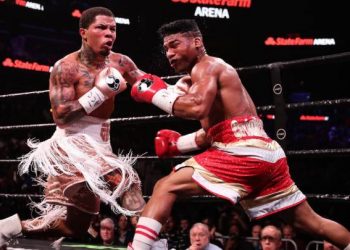 El campeón olímpico cubano Yuriorkis Gamboa cayó por nocáut este sábado ante Gervonta Davis. Foto: www.as.com