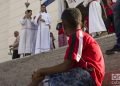 Cubanos demuestran su devoción a Santa Bárbara en La Habana, en su día, el 4 de diciembre de 2019. Foto: Otmaro Rodríguez.