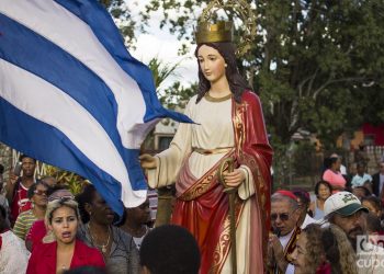 El 4 de diciembre se celebra el dia de Santa Barbara, fecha el cual se supone, su padre le quito la vida. Foto: Otmaro Rodríguez