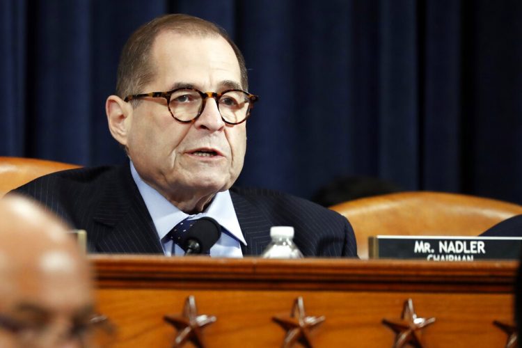 El presidente de la Comisión de Asuntos Jurídicos de la Cámara de Representantes Jerrold Nadler. Foto: Jacquelyn Martin/AP.