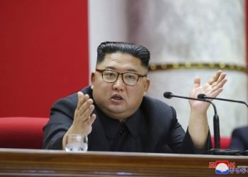 Kim Jong Un. Foto: Agencia Central de Noticias de Corea vía AP.