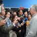 El presidente cubano Miguel Díaz-Canel sustuvo un intercambio con la prensa nacional y extranjera, durante su visita a la provincia de Sancti Spíritus. Foto: presidencia.gob.cu/