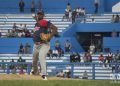 Segundo juego de la semifinal de la Serie Nacional 59 entre los equipos de Camagüey e Industriales en el estadio Latinoamericano de La Habana, el 3 de diciembre de 2019. Foto: Otmaro Rodríguez.