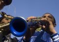 Desfile de artistas de Nueva Orleans y Cuba por la Habana Vieja como parte del 35 Festival Jazz Plaza, el 15 de enero de 2020. Foto: Otmaro Rodríguez.