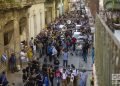 Desfile de artistas de Nueva Orleans y Cuba por la Habana Vieja como parte del 35 Festival Jazz Plaza, el 15 de enero de 2020. Foto: Otmaro Rodríguez.