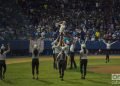 Espectáculo previo al primer juego de la semifinal de la Serie Nacional 59 entre los equipos de Camagüey e Industriales en el estadio Latinoamericano de La Habana, el 3 de diciembre de 2019. Foto: Otmaro Rodríguez.