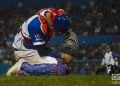 Primer juego de la semifinal de la Serie Nacional 59 entre los equipos de Camagüey e Industriales en el estadio Latinoamericano de La Habana, el 3 de diciembre de 2019. Foto: Otmaro Rodríguez.