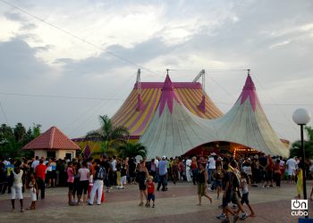 Carpa Trompoloco, sede del Circo Nacional de Cuba y del Festival Internacional CirCuba. Foto: Kaloian / Archivo.