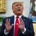 El presidente Donald Trump habla en la Oficina Oval de la Casa Blanca, Washington, 12 de febrero de 2020. Foto: Evan Vucci / AP.