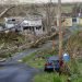 La foto del 26 de septiembre de 2017 muestra la devastación tras el paso del huracán María en Yabucoa, Puerto Rico. (AP Foto/Gerald Herbert)