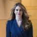 La ex directora de Comunicaciones de la Casa Blanca, Hope Hicks, en el Capitolio en Washington. Hicks, una de las colaboradoras más leales de Trump. Foto: Foto J. Scott Applewhite/AP.