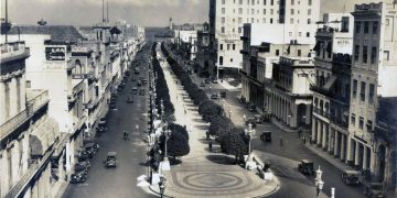 Vista del Paseo del Prado de La Habana en la década de 1930. Foto: norfipc.com / Archivo.