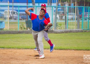 Yeison Acosta fue uno de los héroes en la victoria de Bayamo en las Pequeñas Ligas de Cuba. Foto: Otmaro Rodríguez.