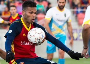 Maikel Chang, mediocampista de los Real Monarchs. Foto: The Salt Lake Tribune.