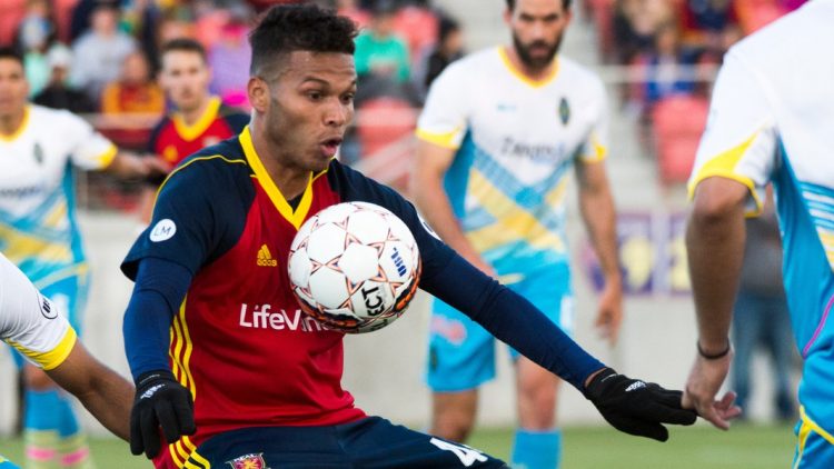 Maikel Chang, mediocampista de los Real Monarchs. Foto: The Salt Lake Tribune.