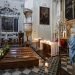 Varios ataúdes con cuerpos, a la espera de ser transportados al cementerio, en la iglesia de Serina, cerca de Bérgamo, en el norte de Italia, Foto: Claudio Furlan/LaPresse vía AP.