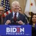 El precandidato presidencial demócrata Joe Biden habla el miércoles 4 de marzo de 2020, en un acto de campaña en Los Ángeles. Foto: Marcio José Sánchez / AP.