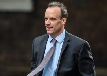 El ministro de Exteriores británico, Dominique Raab. Foto: The Morning Star.